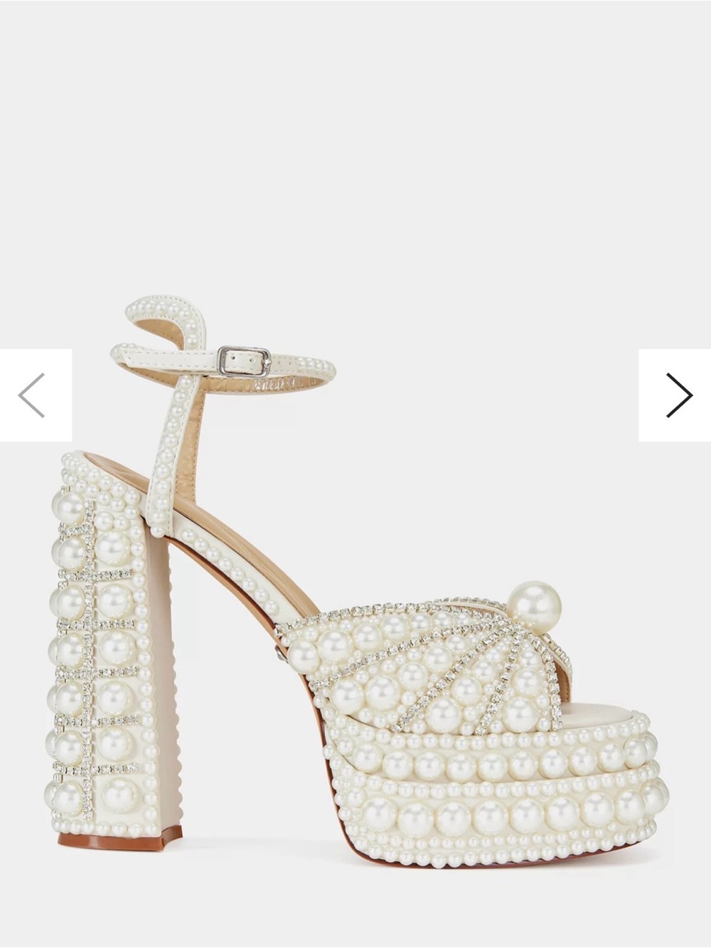 NWT - Azalea Wang Pearl Heels